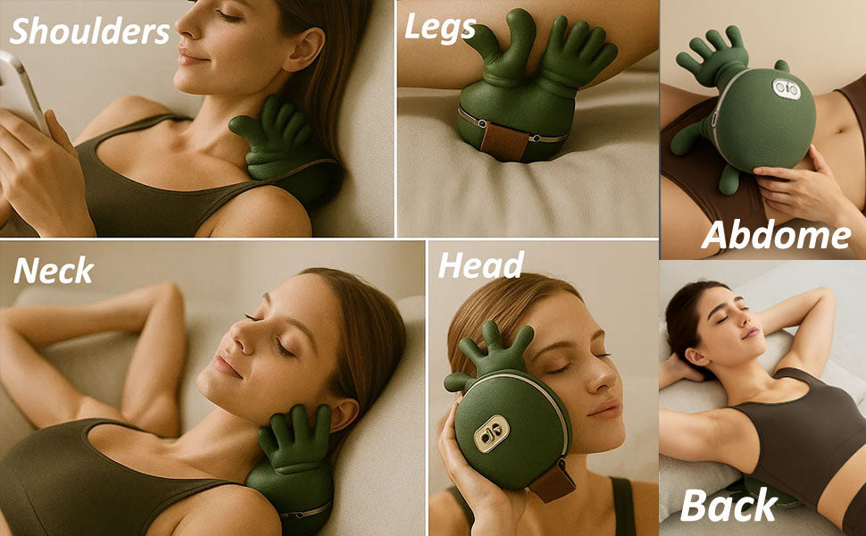 SMART NECK & SHOULDER MASSAGER WITH HEAT THERAPY – PERFECT GIFT FOR RELAXATION