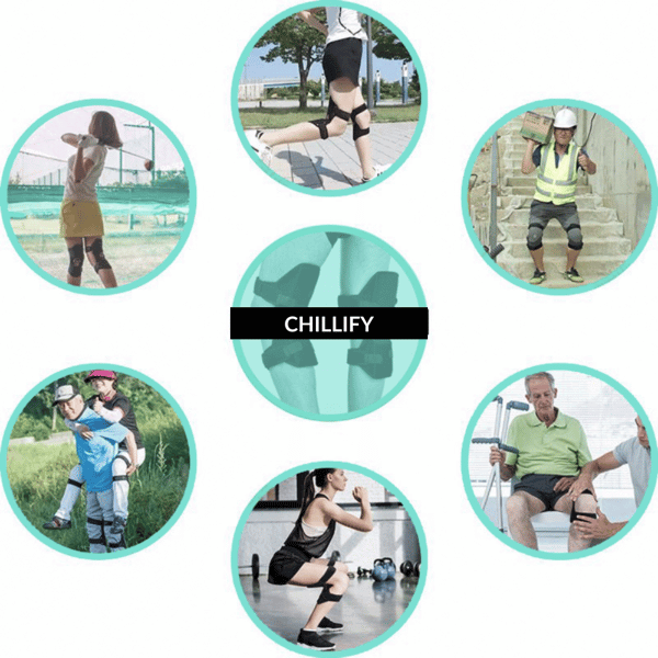 Breathable Knee Support Pads for Sports, Workouts and for Active Lifestyles