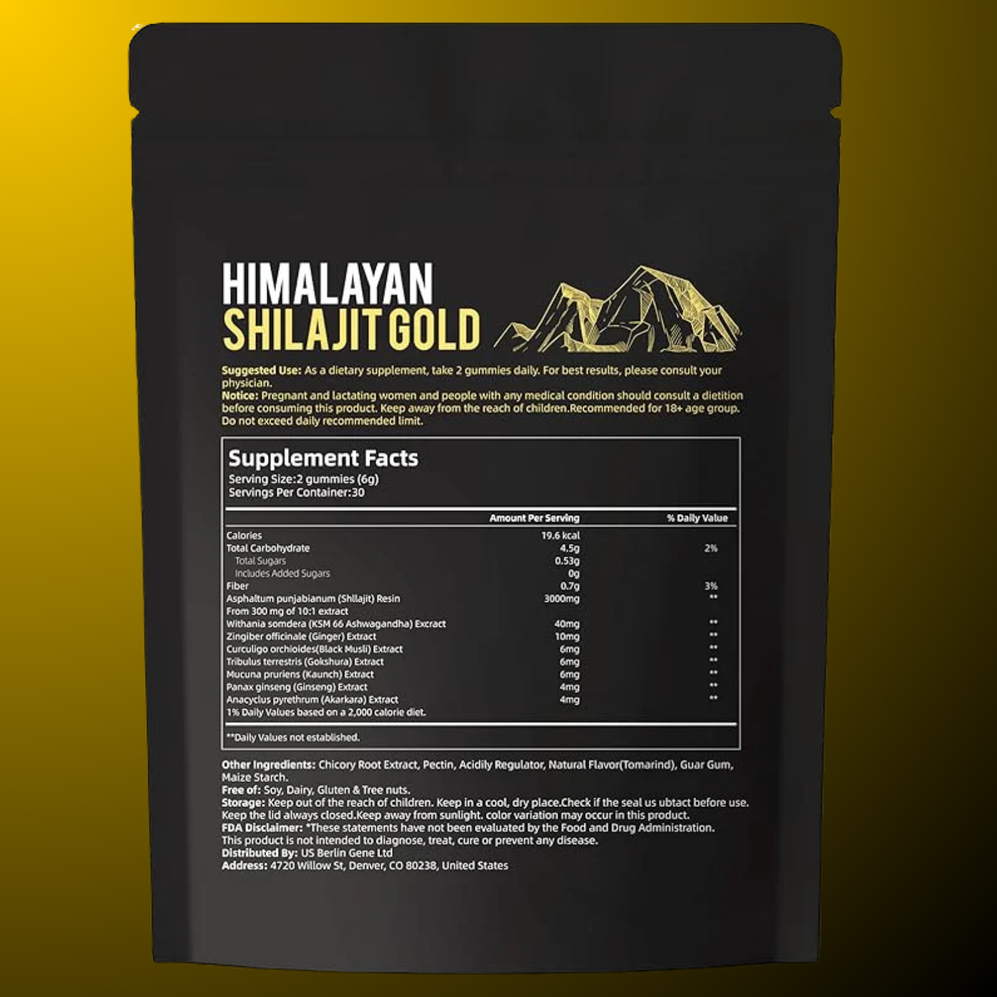 Himalayan Shilajit Gummies – Natural Energy, Stamina & Vitality Boost