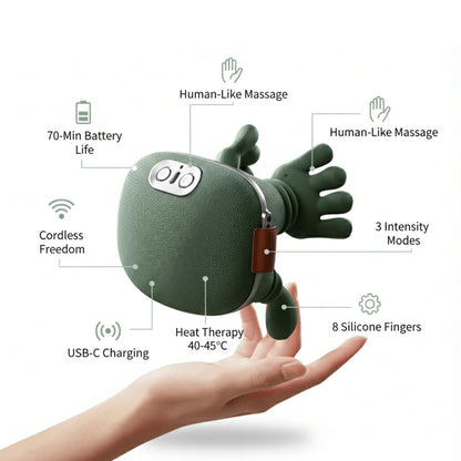 SMART NECK & SHOULDER MASSAGER WITH HEAT THERAPY – PERFECT GIFT FOR RELAXATION