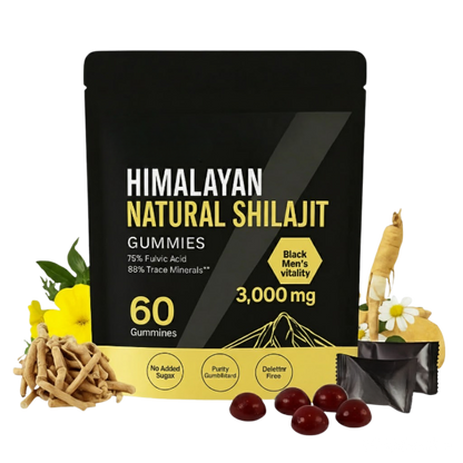 Himalayan Shilajit Gummies – Natural Energy, Stamina & Vitality Boost