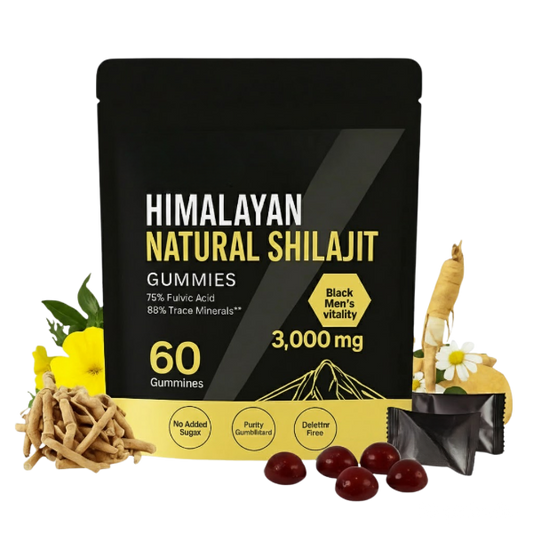 Himalayan Shilajit Gummies – Natural Energy, Stamina & Vitality Boost