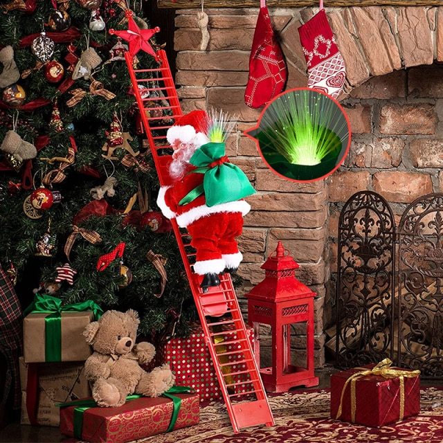🎅 Santa’s Magical Ladder – Watch Him Climb to Deliver Joy!
