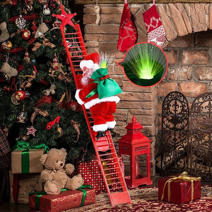🎅 Santa’s Magical Ladder – Watch Him Climb to Deliver Joy!